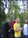 Popov-Järveti võistlusauto tabas puud kolme meetri kõrguselt (21.08.2004) Villu Teearu