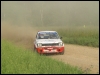 Kimmo Jalava - Mikko Lukka Toyota Starletil esimesel kiiruskatsel (23.07.2004) Villu Teearu