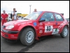 Andrus Lauri võistlusauto Citroen Saxo Super 1600 hooldusalas. (04.07.2003) Rando Aav