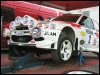 Rootsi rallipaari Jonsson - Johansson võistlusauto hoolduses. (17.10.2003) Rando Aav