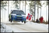 Petter Solberg - Philip Mills testikatsel. (05.02.2004) AFP Photo / Scanpix