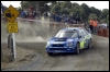 Mikko Hirvonen - Jarmo Lehtinen autol Subaru Impreza WRC 04. (16.04.2004)  Lehtikuva / Scanpix