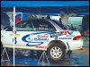 Renee Pohla Subaru pärast kolme lisakatset. (14.06.2003) rally.ee