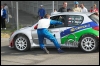 Rallipaari Grzegorz Grzyb - Przemysław Mazur võistlusauto Peugeot 206. Grzegorz Krajewski