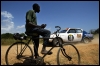 Rallipaar L. Drews - J. Shah Ida-Aafrika klassikalisel Safari rallil. (19.12.2003) AFP Photo / Scanpix