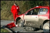 Rallipaari Marcus Grönholm - Timo Rautiainen Peugeot 206 WRC. (07.11.2003) Lehtikuva / Scanpix