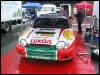 Ekipaaži margus Murakas - Toomas Kitsing võistlusauto Toyota Corolla WRC hooldusalas. (22.08.2003) Argo Kangro
