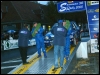 Norra rallipaar Thomas Schie (paremal) - Ragnar Engen Saaremaa ralli finišis. (18.10.2003) Erik Berends