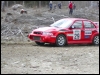 Antti Rintamäki - Kristian Kaukoranta võistlemas Mitsubishi Lancer Evo 6 Vaimõisa katsel. (03.05.2003) rally.ee 