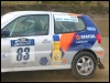 Leedu rallipaar Vytautas Švedas - Kaštutis Švedas autol VW Polo. (18.10.2003) Rando Aav