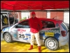 Kaspars Šimkus ja tema võistlusauto Honda Civic Type-R. (13.09.2003) Villu Teearu