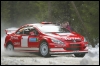 Marcus Grönholm - Timo Rautiainen autol Peugeot 307 WRC. (05.02.2004) Peugeot