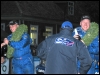 Norra rallipaar Thomas Schie (paremal) - Ragnar Engen Saaremaa ralli finišis. (18.10.2003) Villu Teearu