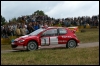 Marcus Gronholm (Peugeot 206) Saksamaa ralli teisel ringil. (26.07.2003) Peugeot