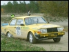 Petri Kaura - Jyrki Saarto autol Volvo 240. (18.10.2003) Erik Berends