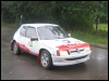 Rallipaari Hendrik Kers - Toomas Mänissalu Peugeot 205 GTi. (04.09.2004) Jaanika Ollino