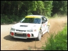 Gennady Denisov - Sergei Obraztsov (Mitsubishi Lancer EVO IV) Kääriku katsel. (05.07.2003) Villu Teearu