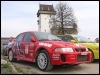Esiplaanil Priit Saluri võistlusauto. (01.05.2004) Rando Aav