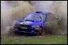 Richard Burns Subaru Imprezal Suurbritannia ralli teisel päeval. (22.11.1999) Reuters