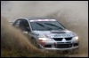 Juho Hänninen - Marko Sallinen autol Mitsubishi Lancer Evo 8. (22.10.2005) Rando Aav