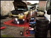 Rallipaari Jevgeni Vertunov - Georgi Troškin Subaru Impreza Kuressaares. (16.10.2005) Timmu Randmaa