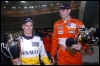 Heikki Kovalainen ja Marcus Grönholm. (04.12.2004) Stade de France