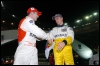 Sebastien Loeb ja Heikki Kovalainen. (04.12.2004) Stade de France