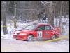 Ekipaaz Janis Vorobjovs-Guntis Ervalds võistlusautol Mitsubishi Lancer Evo 8 JAANIKA OLLINO