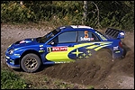 Petter Solberg - Phil Mills Subarul. Foto: SWRT