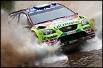 Jari-Matti Latvala ja Miikka Anttila Fordil. Foto: Ford