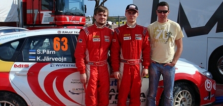 Ken Järveoja, Sander Pärn ja Markko Märtin. Foto: Sander Pärn Rally Team