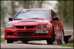 Rainer Parik autol Mitsubishi Lancer Evo 9. Foto: Kristjan Laskar