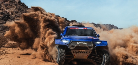Urvo Männama ja Risto Lepik osalevad seekord Dakari rallil Toyotaga. Foto: MM Production