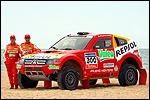 Ralli mullused võitjad Stephane Peterhansel ja Jean-Paul Cottret. Foto: Mitsubishi