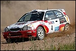Margus Murakas - Aare Ojamäe Toyota Corolla WRC-l. Foto: Rein Luik