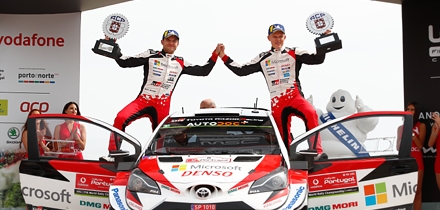 Nad tegid seda jälle: Tänak ja Järveoja võtsid rallivõidu! Foto: Toyota Gazoo Racing