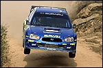 Petter Solberg - Philip Mills Subarul. Foto: SWRT