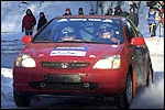Jaan Mölder junior 0-autoga rallil Eesti talv 2003. Foto: Erakogu