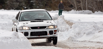 Allan Ilves ja Lauri Aarmaa Kõpu rallisprindil. Foto: Pille Russi / Autoleht