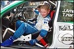 Jouni Ampuja - Timo Hantunen 2004. aasta Tallinna rallil. Foto: Rando Aav