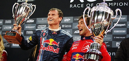 David Coulthard ja Sebastien Loeb. Foto: motorauthority.com