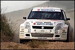 Urmo Aava - Kuldar Sikk Suzukil. Foto: www.rallyitaliasardegna.com