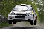 Margus Murakas - Aare Ojamäe Toyota Corolla WRC-l. Foto: Karmen Vesselov
