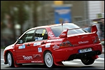 Priit Saluri - Inrek Lepp Paide ralli linnakatsel. Foto: Kaido Saul