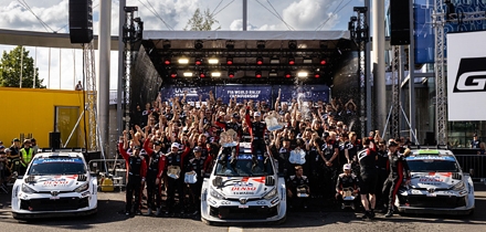 Viis parimat positsiooni hõivasid Toyota sõitjad. Foto: Toyota