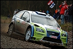 Mikko Hirvonen - Jarmo Lehtinen Walesi MM-ralli testikatsel. Foto: Ford