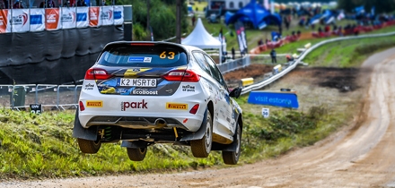 Robert Virves ja Sander Pruul Estonia ralli kiiruskatsel. Foto: M-Sport