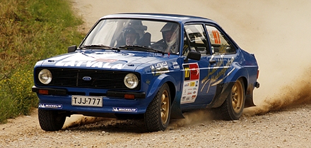 Mullu võistles historic-sarja autoga Eestis Jari Latvala. Foto: Rando Aav