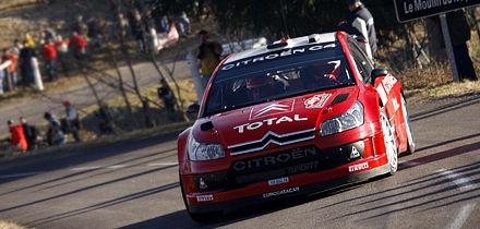 Sebastien Loeb - Daniel Elena autol Citroen C4. Foto: Citroen