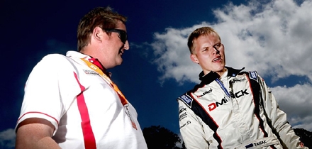 Dick Cormack ja Ott Tänak. Foto: DMACK Tyres